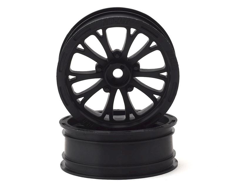 Pro-Line Pomona Drag Spec 2.2" Front Drag Racing Wheels (2) w/12mm Hex (Black) #2775-03