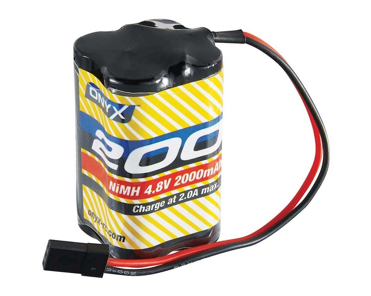 Summer Sale #ONXM2211 Onyx 4-Cell NiMH AA Square Receiver Battery w/Universal Plg (4.8V/2000mAh)