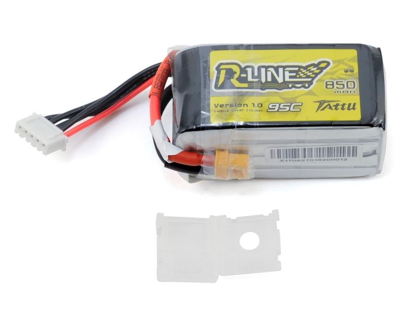 Tattu "RLine" 4S LiPo Battery 95C (14.8V/850mAh) w/XT-30 Connector #TA-RL-95C-850-4S1P-XT30