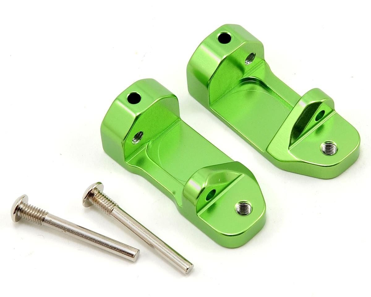 #3632G Traxxas Aluminum 30° Caster Blocks (Green) (2)