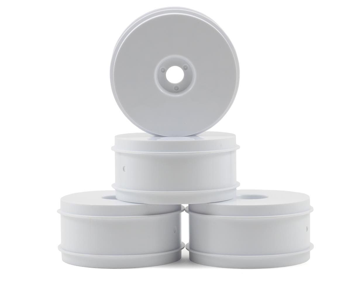 Team Associated RC8 83mm 1/8 Buggy Wheels (4) (White) #89296