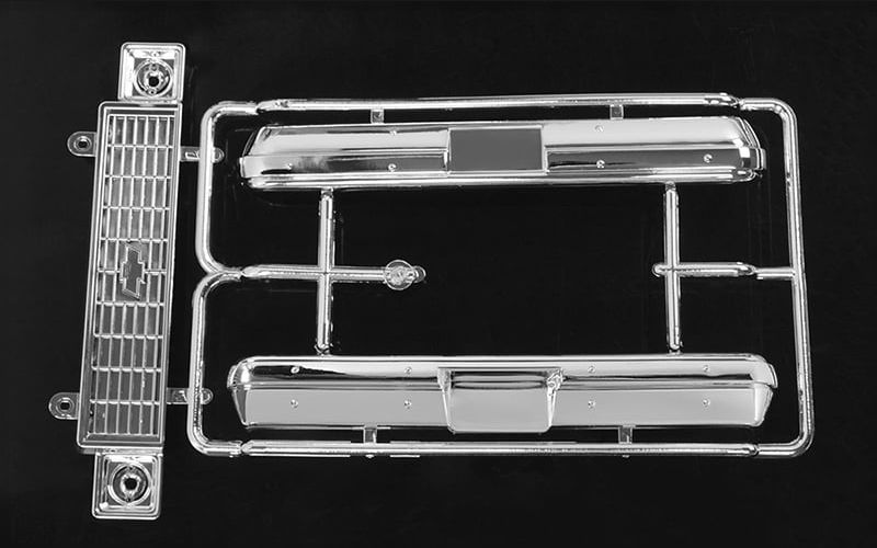 #Z-B0094 RC4WD Chevrolet Blazer Grill And Bumper Parts Tree (Chrome)