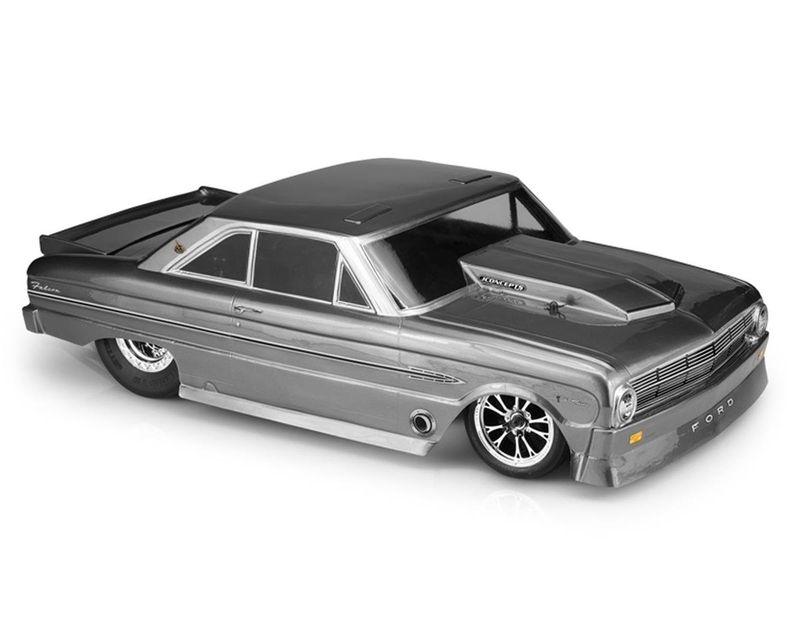 #0386 JConcepts 1963 Ford Falcon Street Eliminator Drag Racing Body (Clear)