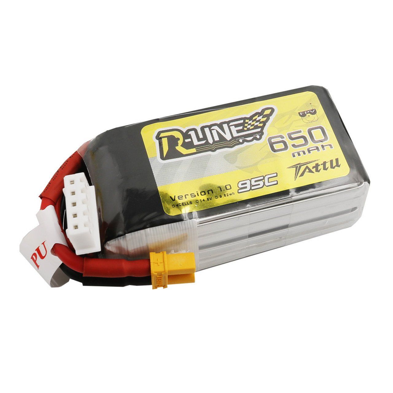 Tattu R-Line 4S LiPo Battery 95C (14.8V/650mAh) w/XT-30 Connector #TA-RL-95C-4S1P-XT30