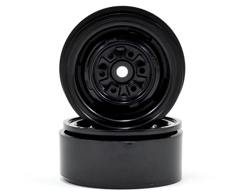 Gmade VR01 1.9" Beadlock Rock Crawler Wheels (2) (Black) #GM70104