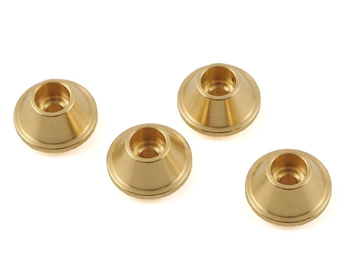 Beef Tubes SCX10 Spring Beef Tip (4) (Brass) #BT006B
