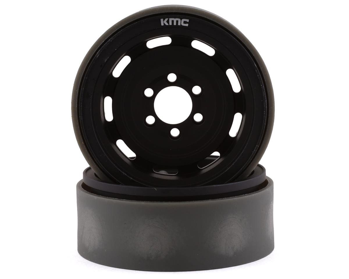 #IRC00240 Incision KMC XD720 Roswell 1.9" Beadlock Wheels (Black) (2)