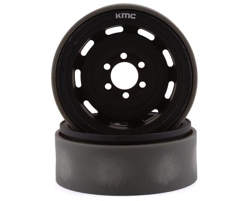 #IRC00240 Incision KMC XD720 Roswell 1.9" Beadlock Wheels (Black) (2)