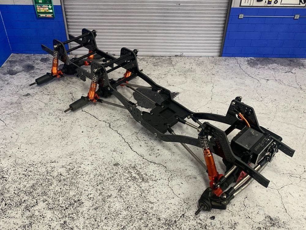 #TRX6TIHC  InTheWorks RC 14pc Titanium High Clearance GSPD 6x6