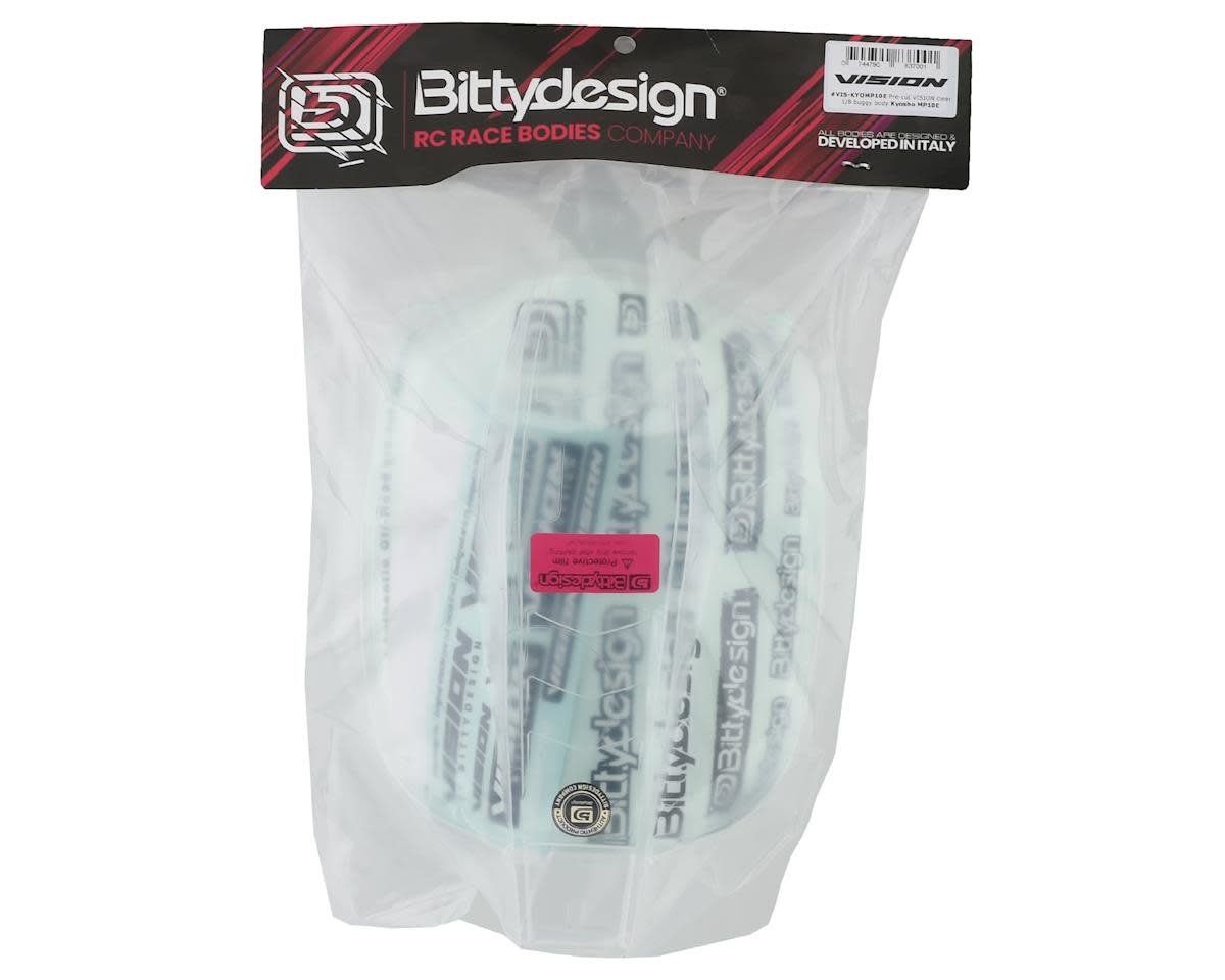 Bittydesign Vision Pre-Cut Kyosho MP10 1/8 Electric Buggy Body (Clear)  #VIS-KYOMP10E