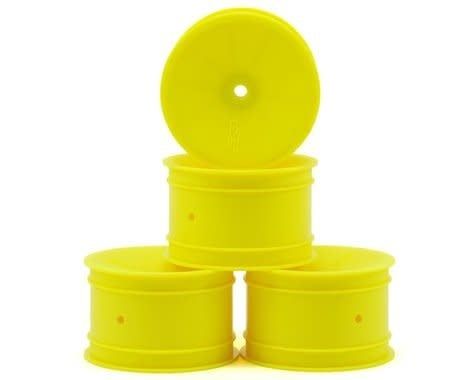 #3348Y JConcepts 12mm Hex Mono 2.2 Rear Wheels (4) (B6/B74/RB6) (Yellow)