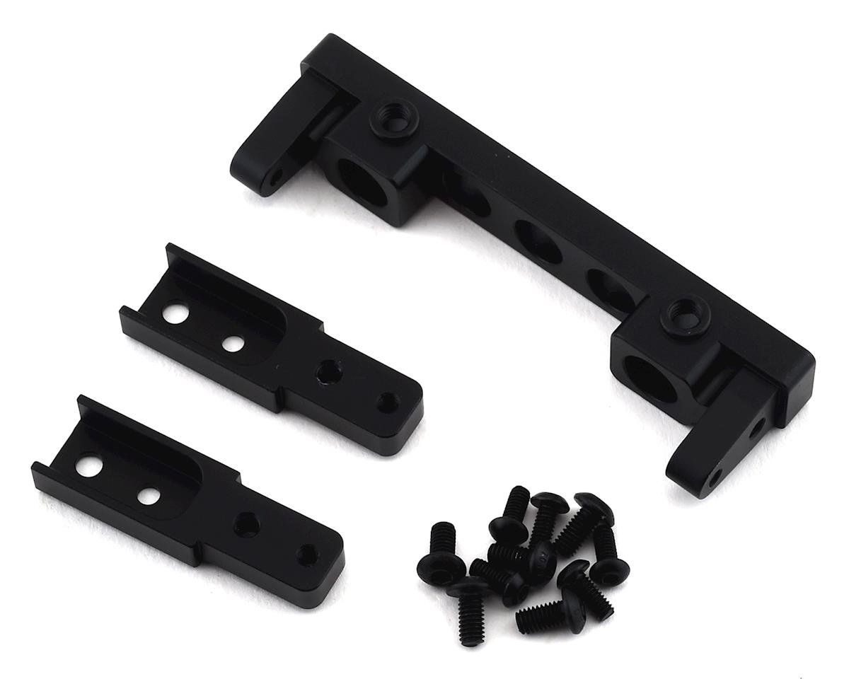 #SSD00287 SSD RC SCX10 II Aluminum Rear Bumper Mount w/Rail Extension