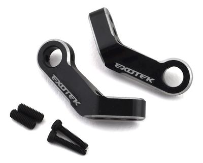 Exotek TLR 22 Drag Racing Rear Body Mount Set (Black) #1955