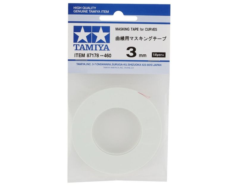 #87178 TAMIYA MASKING TAPE FOR CURVES 3MM