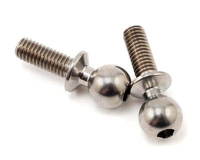#91752 Team Associated 8mm Factory Team Heavy Duty Titanium Ball Stud Set (2)
