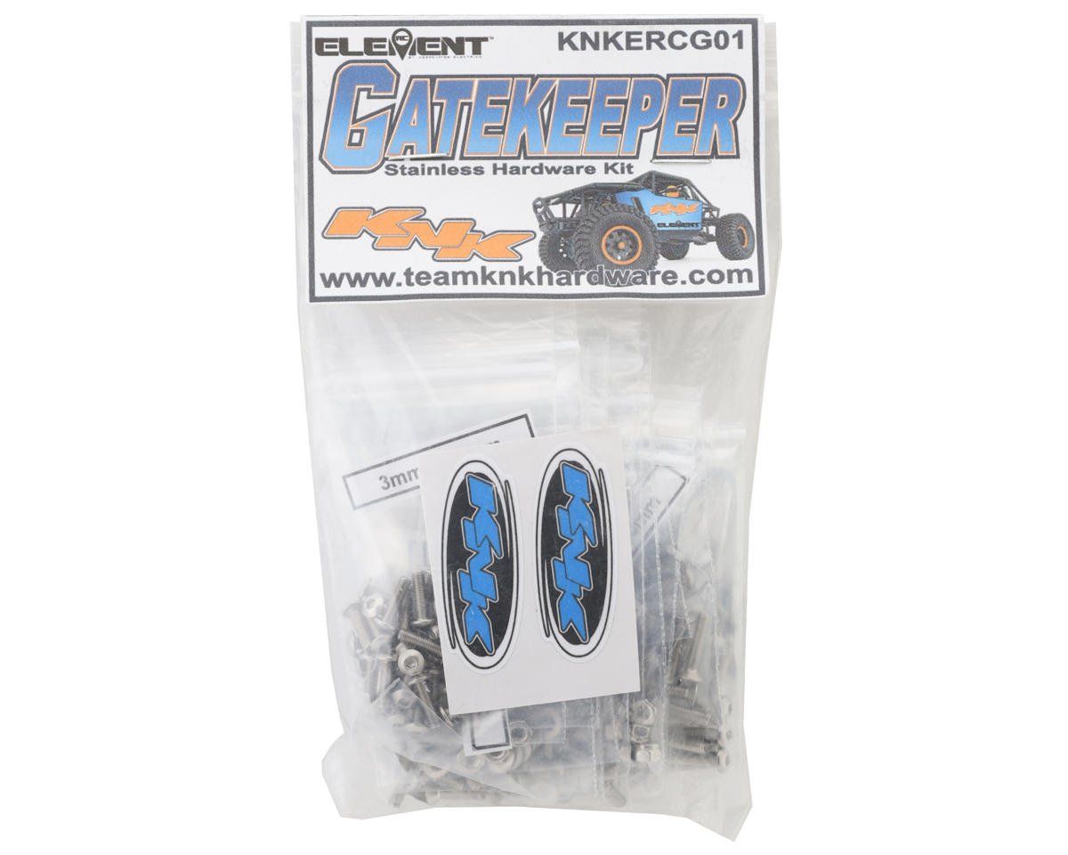 #KNKERCG01 Team KNK Element RC Gatekeeper Stainless Hardware Kit