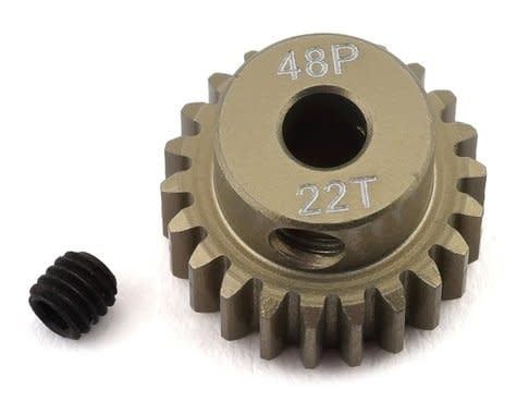 #PTK-8609 ProTek RC 48P Lightweight Hard Anodized Aluminum Pinion Gear (3.17mm Bore) (22T)