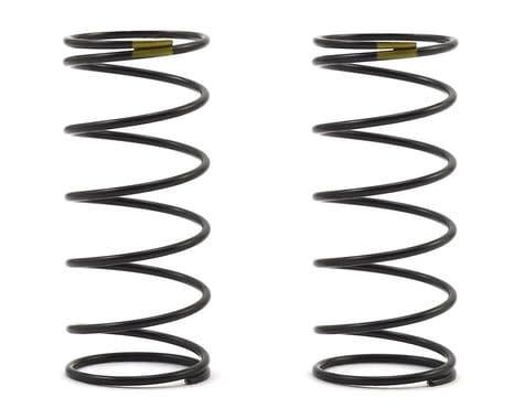 Team Associated 12mm Front Shock Spring (2) (Yellow/4.30lbs) (44mm Long) #91834