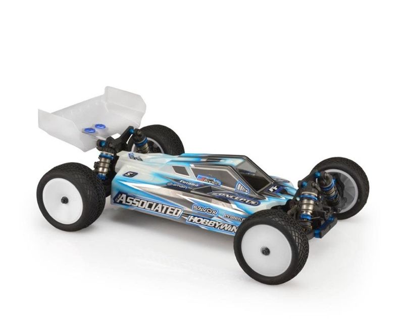#0412 JConcepts RC10 B74.1 "S2" Body w/S-Type Wing (Clear)