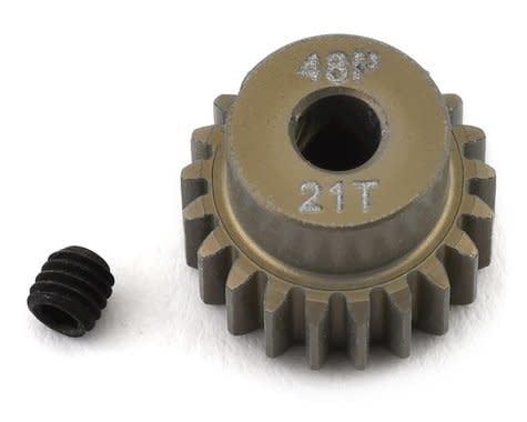 #PTK-8608 ProTek RC 48P Lightweight Hard Anodized Aluminum Pinion Gear (3.17mm Bore) (21T)