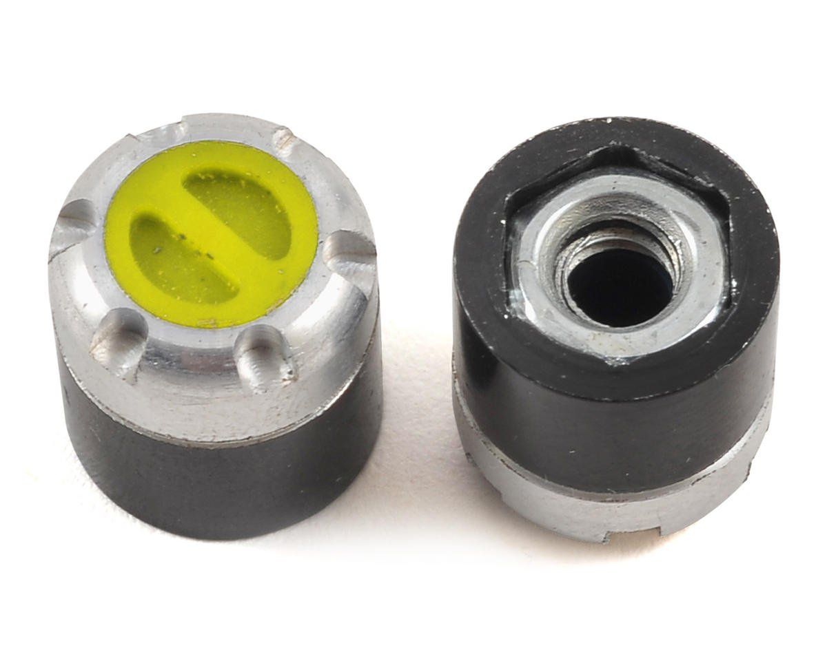 #SSD00014 SSD RC Scale Locking Hubs (Yellow) (2)