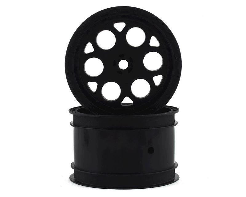 #PRO278303 Pro-Line Showtime 2.2" Sprint Car Rear Sprint Wheels (Black) w/12mm Hex