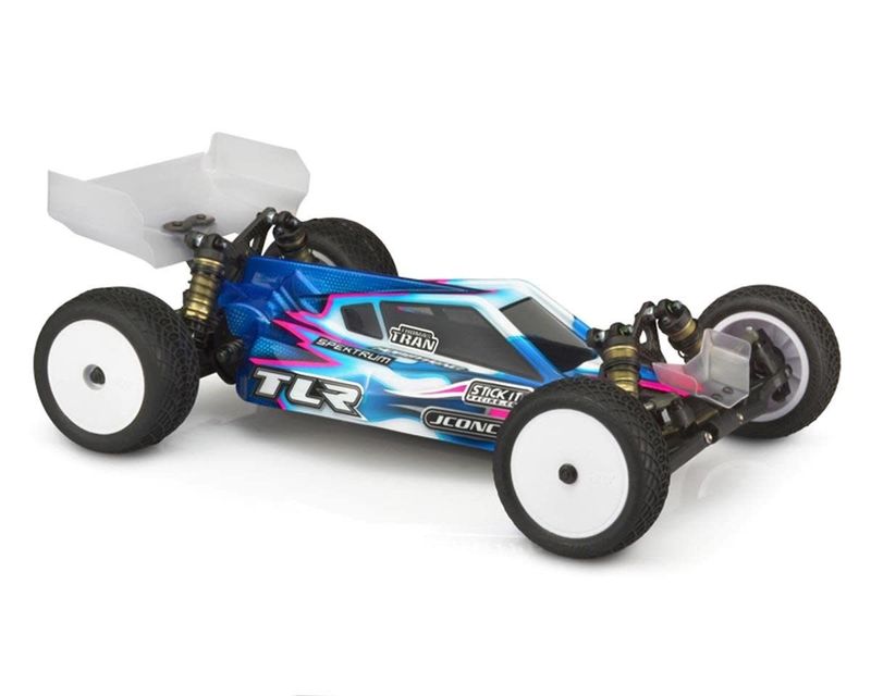 #0284 JConcepts TLR 22 5.0 Elite "P2" Buggy Body w/S-Type Wing (Clear)
