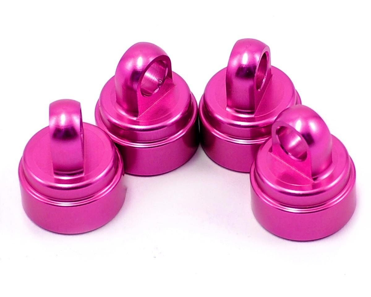 Traxxas Aluminum Ultra Shock Cap (Pink) (4) #3767P