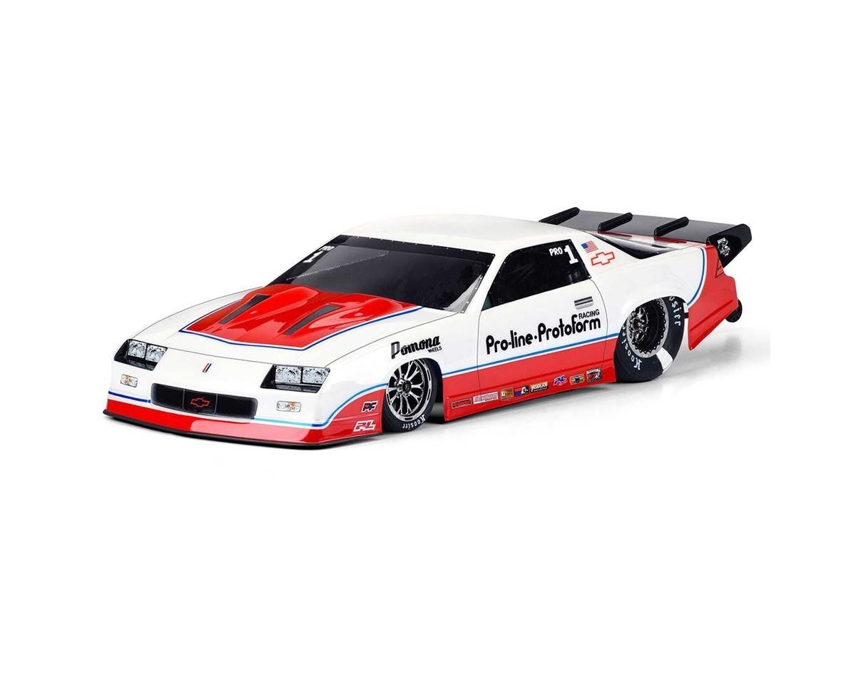 #3564-00 Pro-Line 1985 Chevrolet Camaro IROC-Z No Prep Drag Racing Body (Clear)