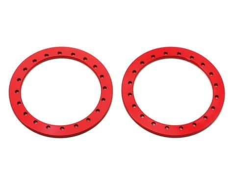 #SSD00271 SSD RC 1.9” Aluminum Beadlock Rings (Red) (2)