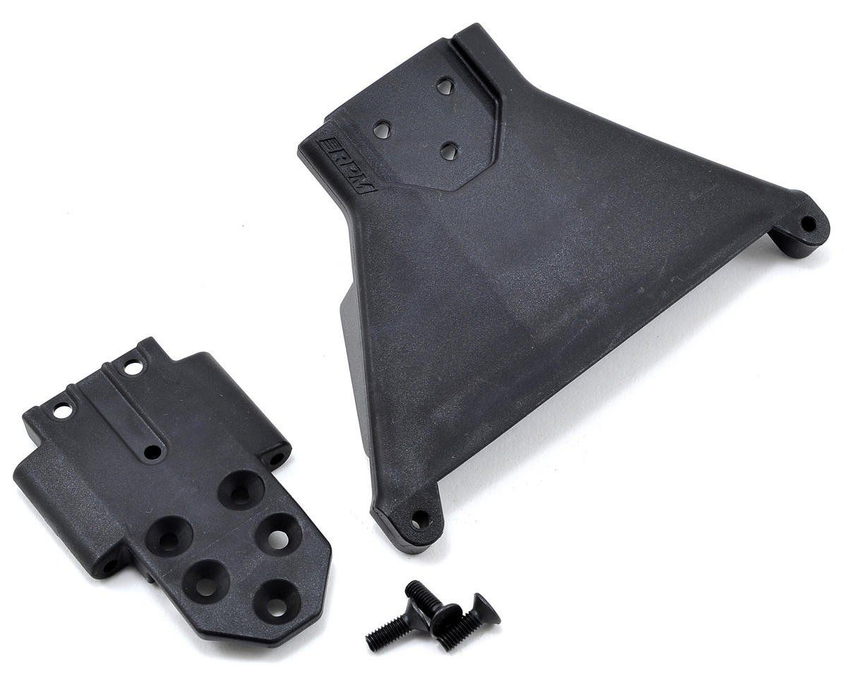 RPM Slash LCG 4x4 Front Bulkhead (Black) #73562