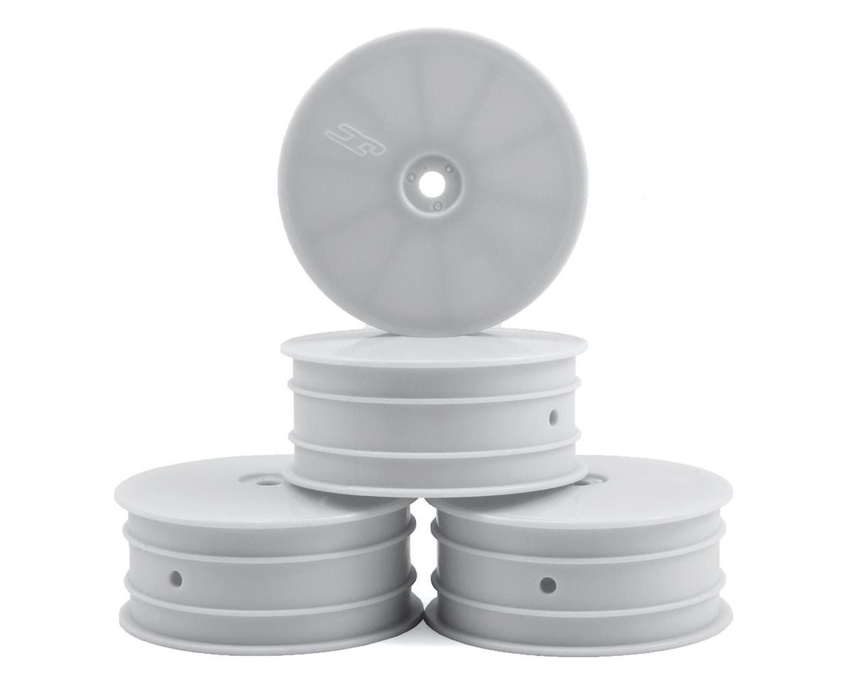 #3381W JConcepts 12mm Hex Mono Front Wheel (White) (4) (B74)