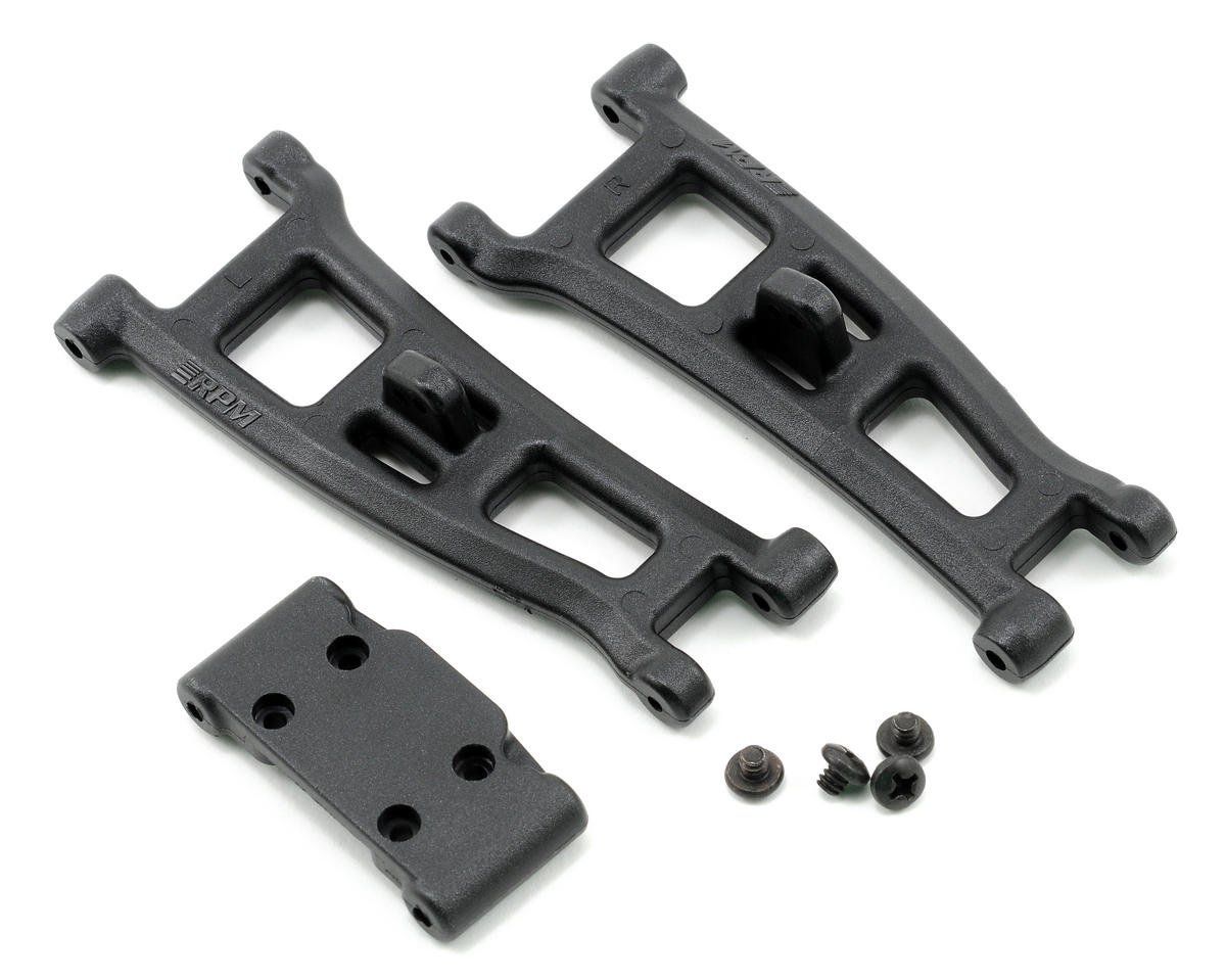 RPM Front A-Arms w/Bulkhead (Black) (GT2, SC10) #70762