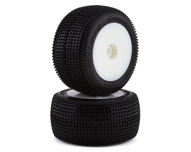 #3102-1291 JConcepts Mini-T 2.0 Sprinter Pre-Mounted Rear Tires (White) (2) (Green)
