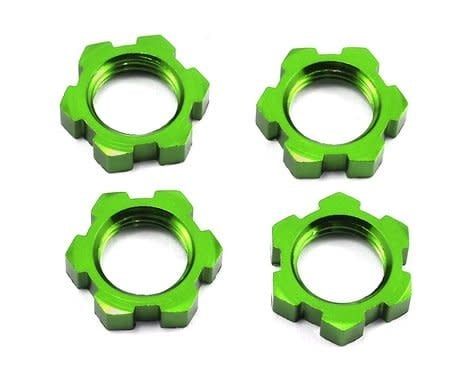 #7758G Traxxas Sledge/X-Maxx/E-Revo VXL 17mm Splined Wheel Nut (Green) (4)