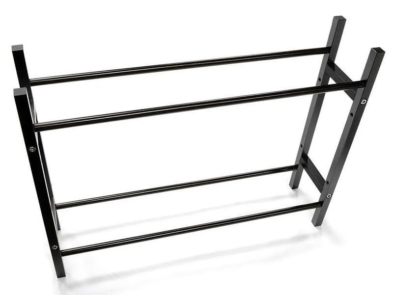 Integy 1/10 &amp; 1/8 Scale Wheel &amp; Tire Storage Rack (10.5x2.5x8") #C26924BLACK