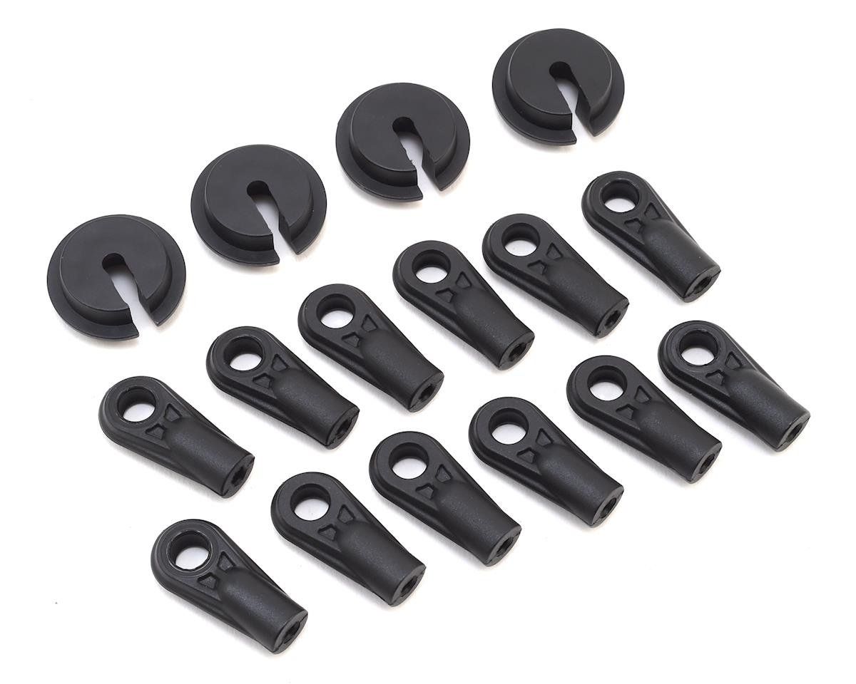 #LOS254034 Losi Super Baja Rey Shock Rod Ends &amp; Spring Cups (12)