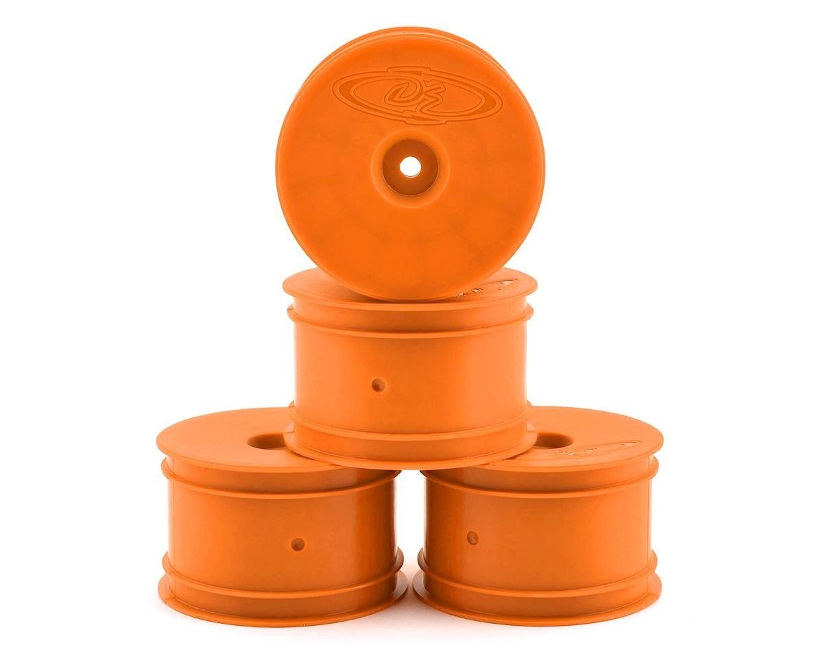 DE Racing Speedline 2.2" 1/10 Buggy Rear Wheels (4) (B6/B74/22/22-4) (Orange) w/12mm Hex #DER-SB4-ARO