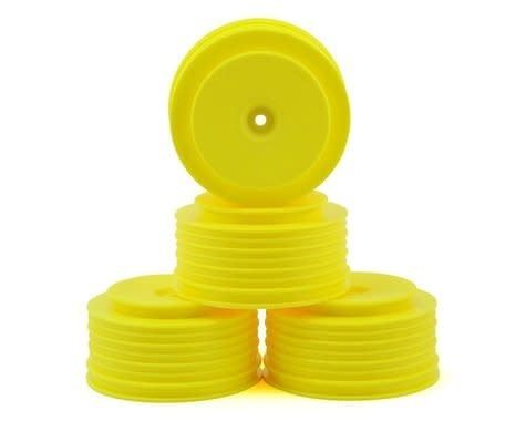 DE Racing 12mm Hex "Speedline PLUS" Short Course Wheels (Yellow) (4) (SC5M) #DER-PS4-AY