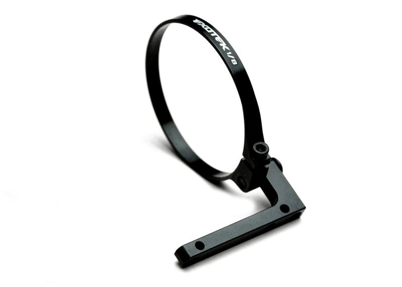 Exotek 1/8 V2 E-Buggy Clamp On Fan Mount (Black) #1914BLK
