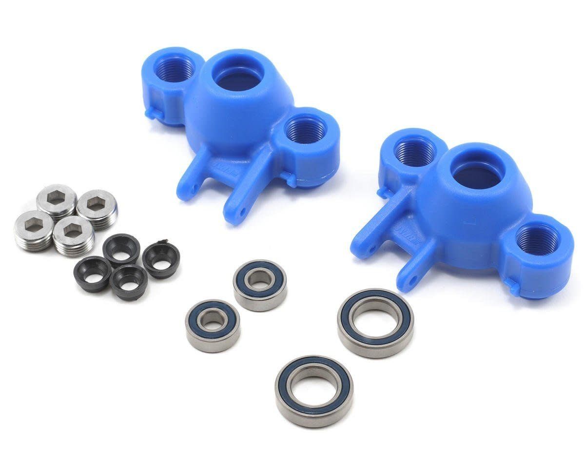 RPM Axle Carriers &amp; Oversized Bearings (Blue) (Revo/Slayer) (2) #80585