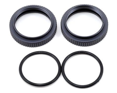Tekno RC 1/8 Aluminum Shock Adjustment Nut Set (Gun Metal) (2) #TKR6013