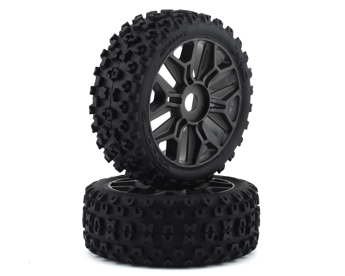 Arrma BLX 4x4 Dboots '2HO' 1/8 Pre-mounted Tire Set (Gun Metal) (2) #ARA550088