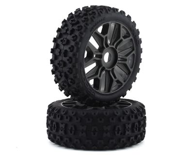 Arrma BLX 4x4 Dboots '2HO' 1/8 Pre-mounted Tire Set (Gun Metal) (2) #ARA550088