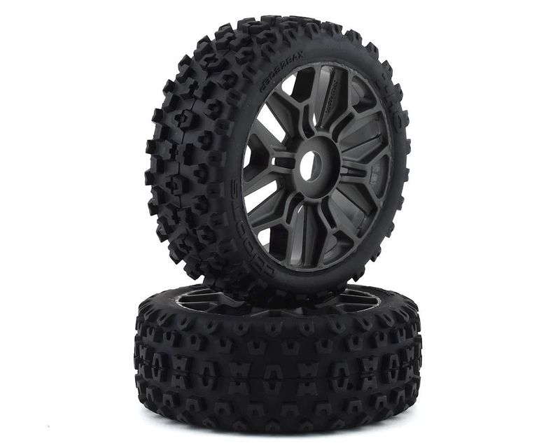 Arrma BLX 4x4 Dboots '2HO' 1/8 Pre-mounted Tire Set (Gun Metal) (2) #ARA550088