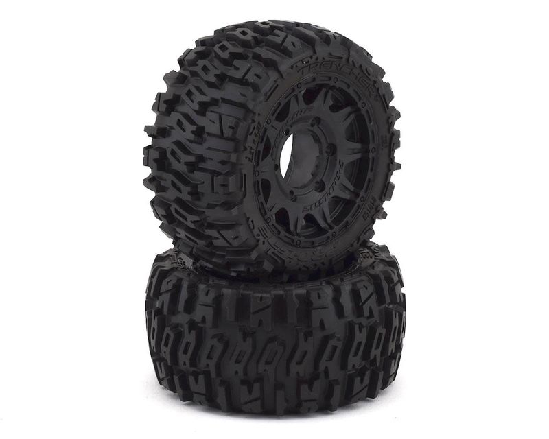 #PRO1015910  ProLine Trencher LP 2.8" Mounted Raid Black 6 x 30 Tires, F/R (2 )