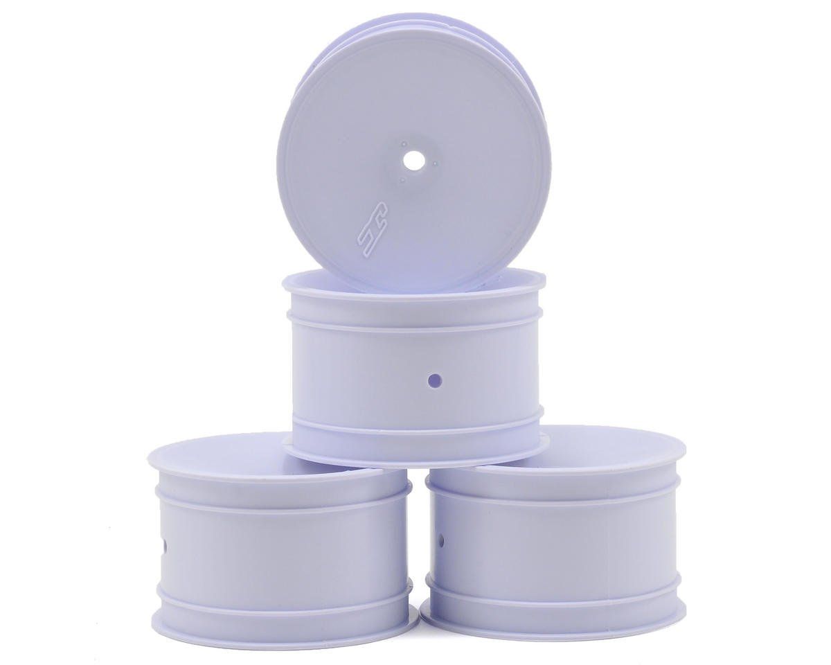 #3348W JConcepts 12mm Hex Mono 2.2 Rear Wheels (4) (B6/B74/RB6) (White)