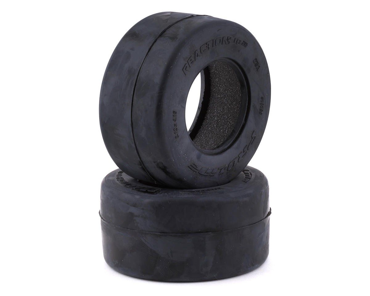 #PRO10188203  Pro-Line Reaction+ HP Belted Wide Drag Slick 2.2/3.0 SCT Rear Tires (2) (S3)