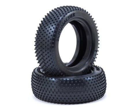 Schumacher "Mini Pin 2" 2.2" 4WD Buggy Front Carpet Tire (2) (Yellow) #U6821