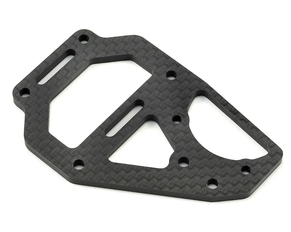 Tekno RC EB410/ET410 Carbon Fiber Center Differential Top Plate &amp; Fan Mount #TKR6635C